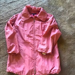 INC large pink raincoat NWT